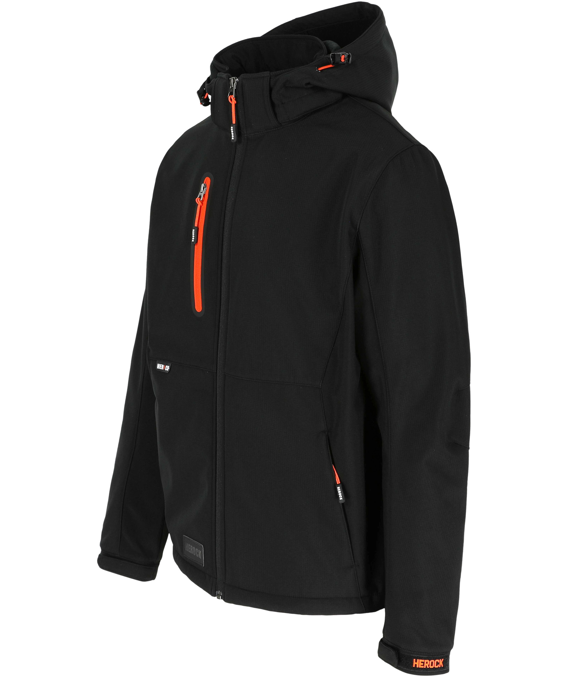 HEROCK Trystan softshelljakke, Black, large image number 7