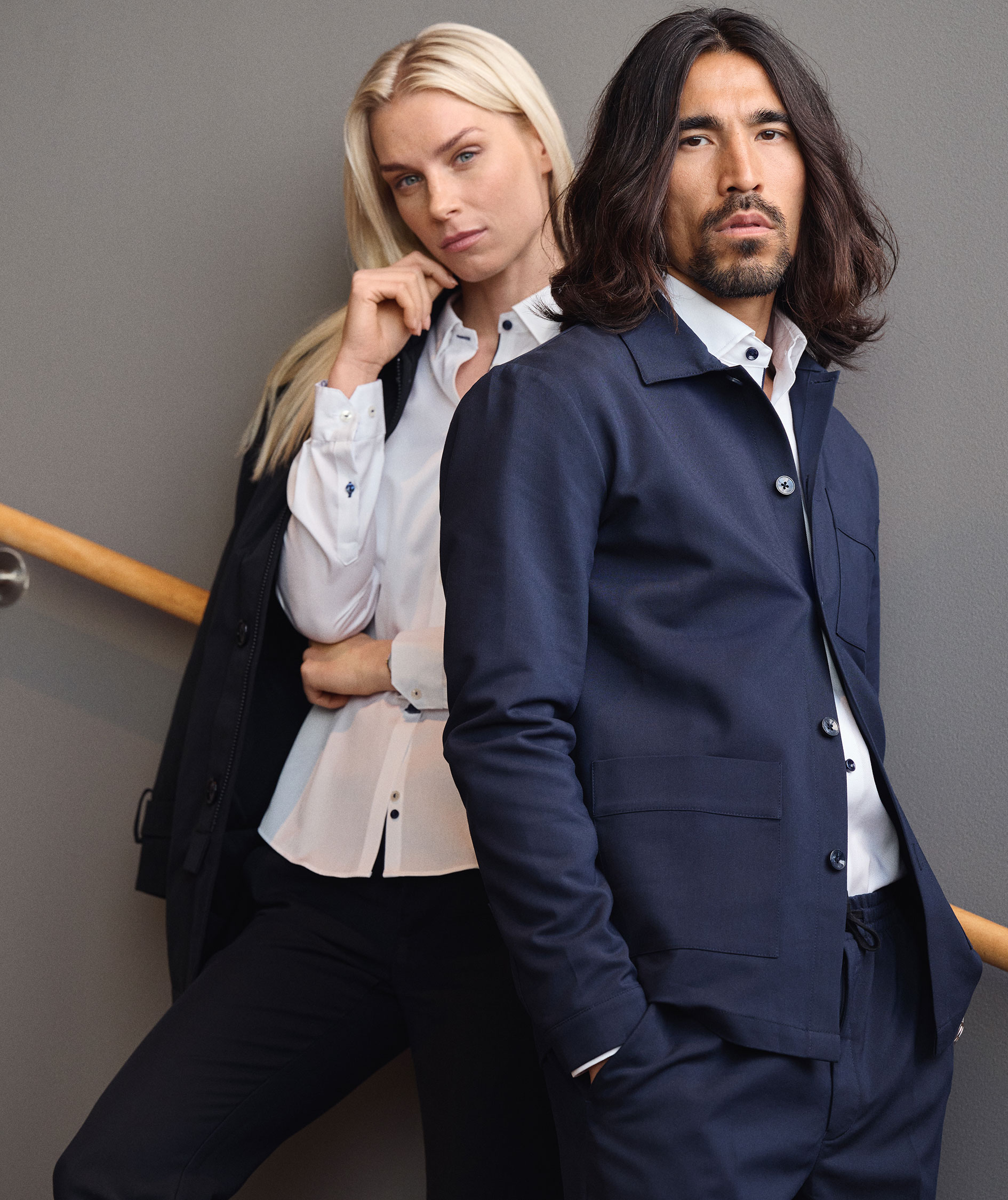 J. Harvest & Frost overshirt, Navy, large image number 4