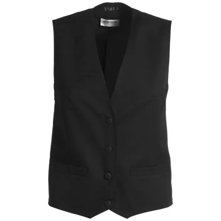 Kentaur women's server vest, Black, large image number 0