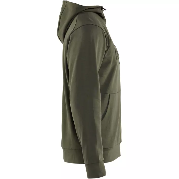 Blåkläder hoodie 3D, Skogsgrön, large image number 2