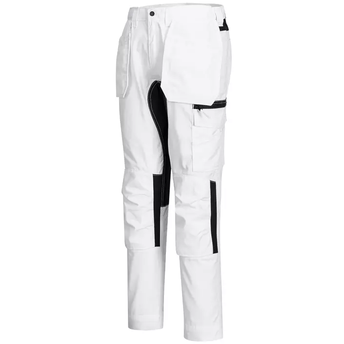 Portwest WX2 Eco craftsman trousers, White, large image number 3