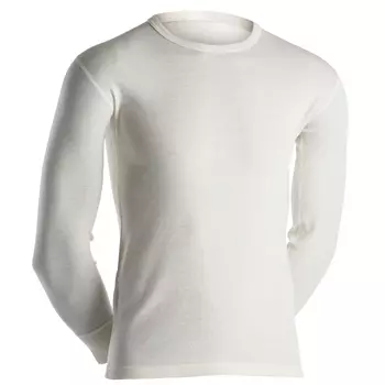 Dovre langärmliges Baselayer Sweater mit Merinowolle, Weiß