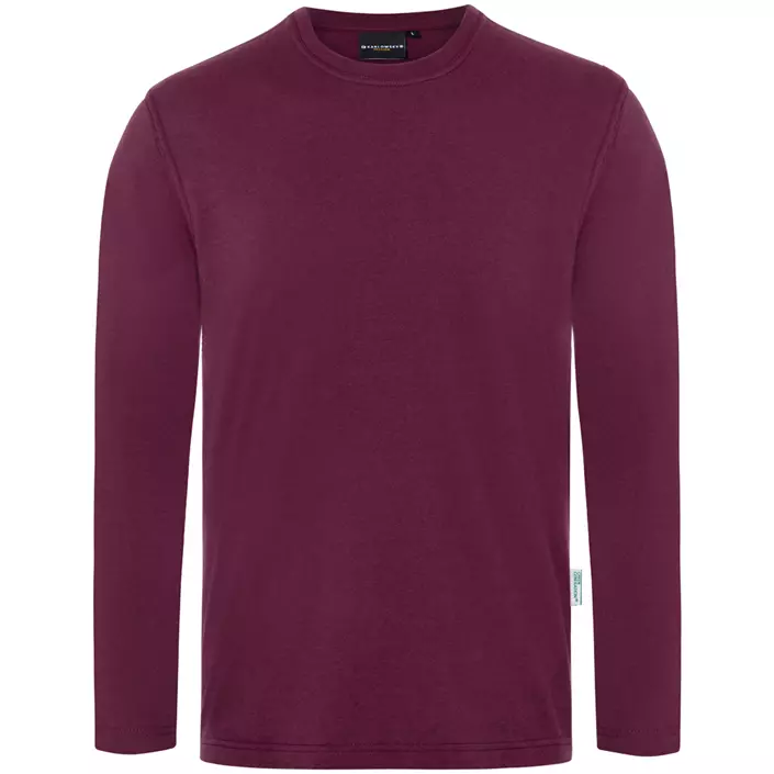 Karlowsky Casual-Flair langermet T-skjorte, Aubergine, large image number 0
