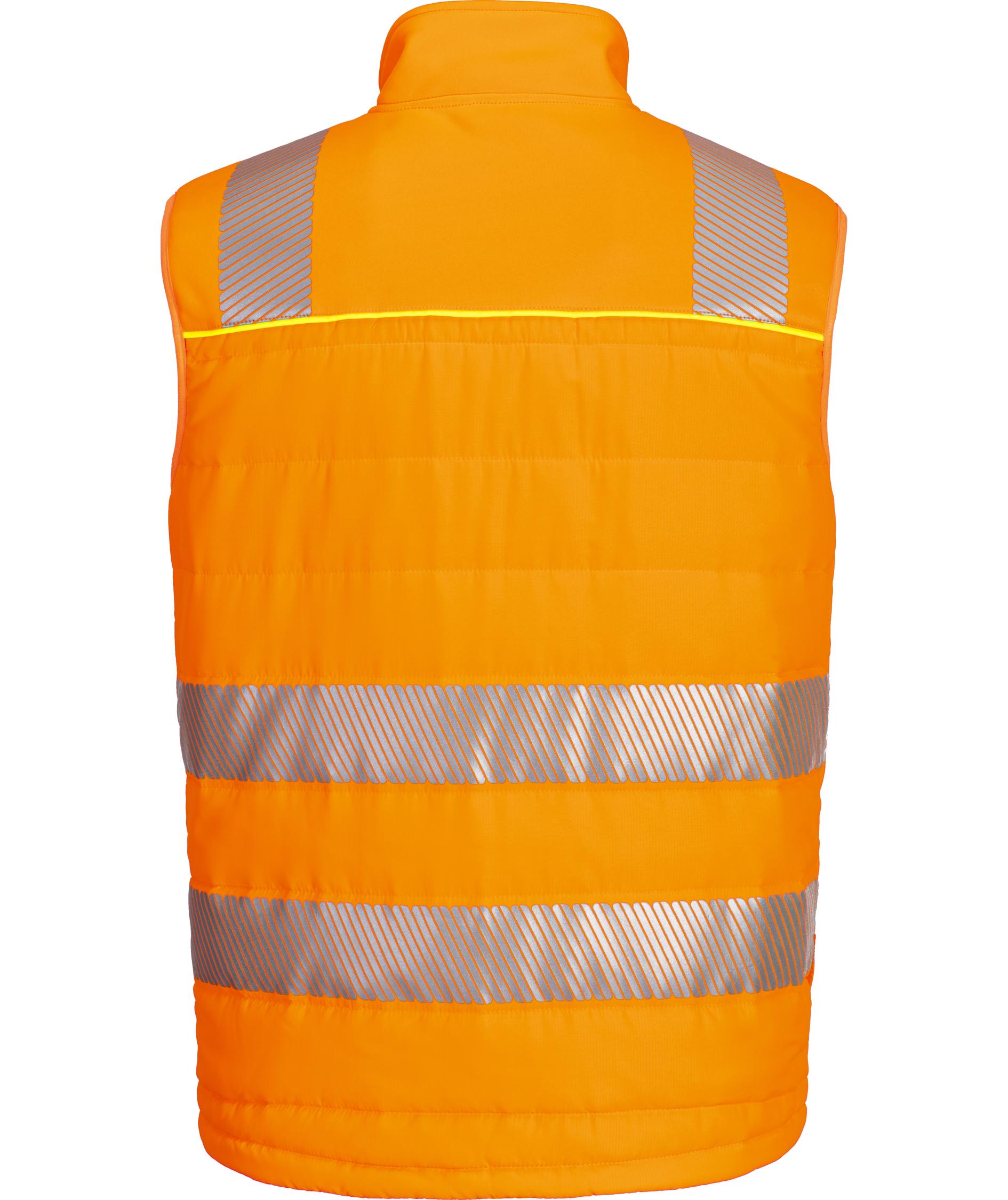 Portwest DX4 softshell v&auml;st, Varsel Orange/Svart