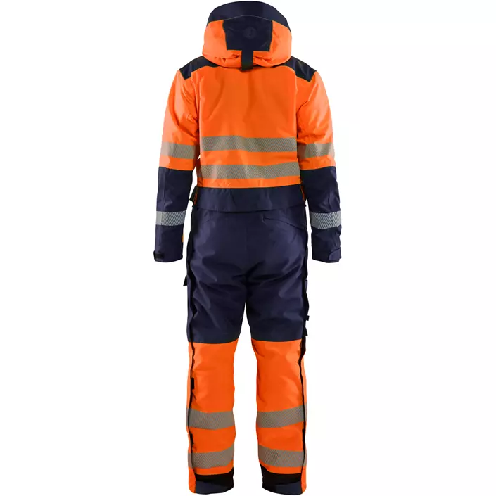 Blåkläder Winteroverall, Hi-Vis Orange/Marine, large image number 1