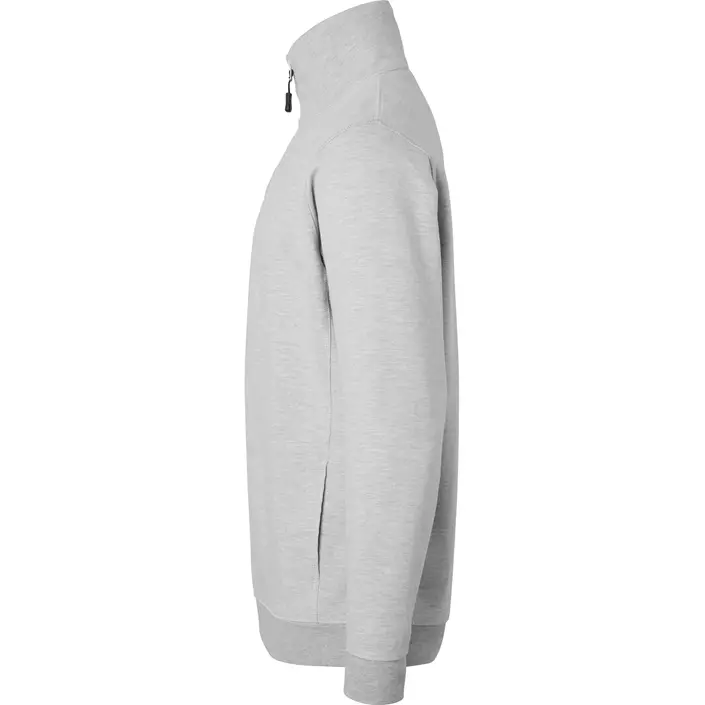 Top Swede sweatshirt with short zipper 0102, Ash, large image number 3