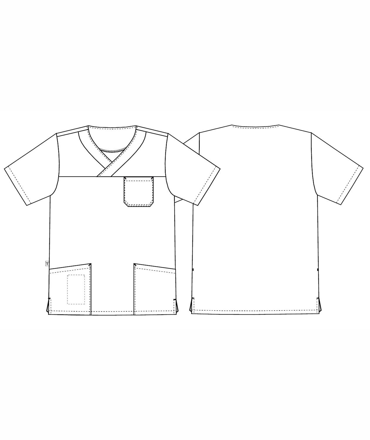 Kentaur  smock, White - Comoblue/Light blue, large image number 2