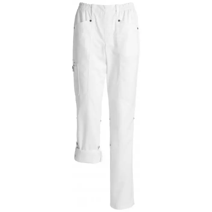 Kentaur pull-on flex trousers, White, large image number 0