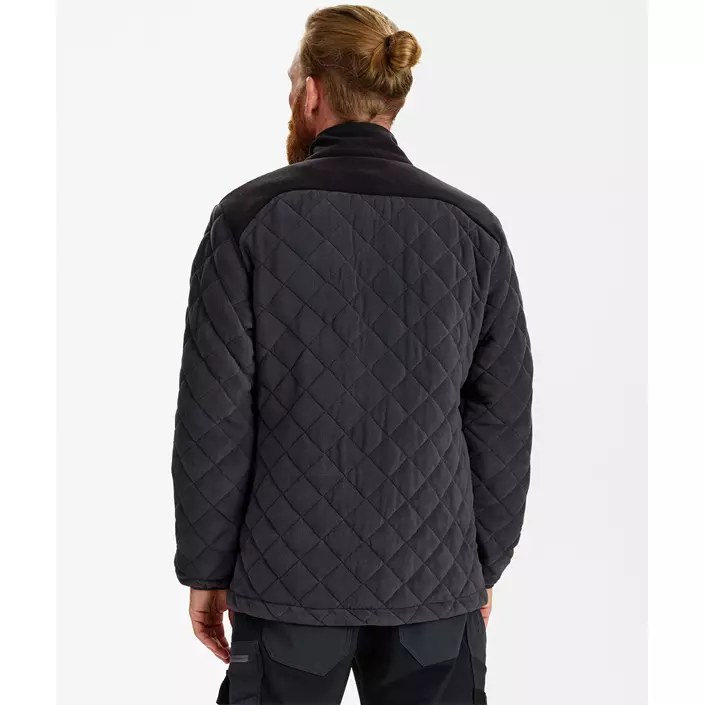 Engel Entire vatteret fleecejakke, Anthracite Grey/Black, large image number 4