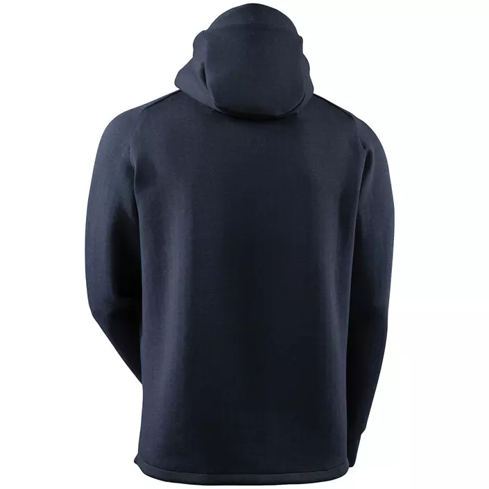 Mascot Advanced hooded sweater with short zip, Dark Marine Blue/Black, large image number 2