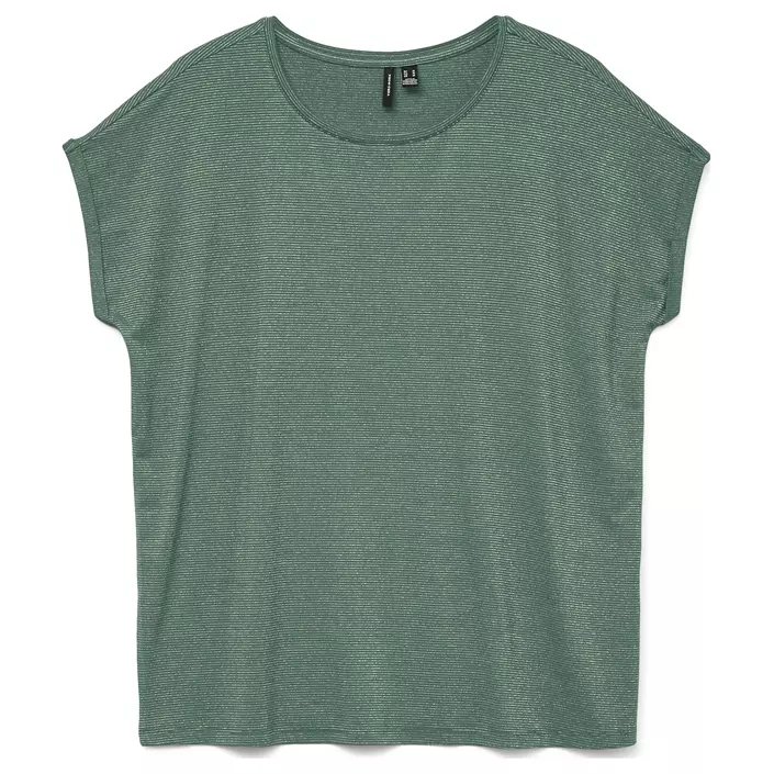 Vero Moda VMLAVA GLITTER dame T-shirt, Laurel Wreath/Gold Lurex, large image number 0