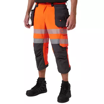 Helly Hansen ICU BRZ craftsman knee pants full stretch, Hi-vis Orange/Ebony