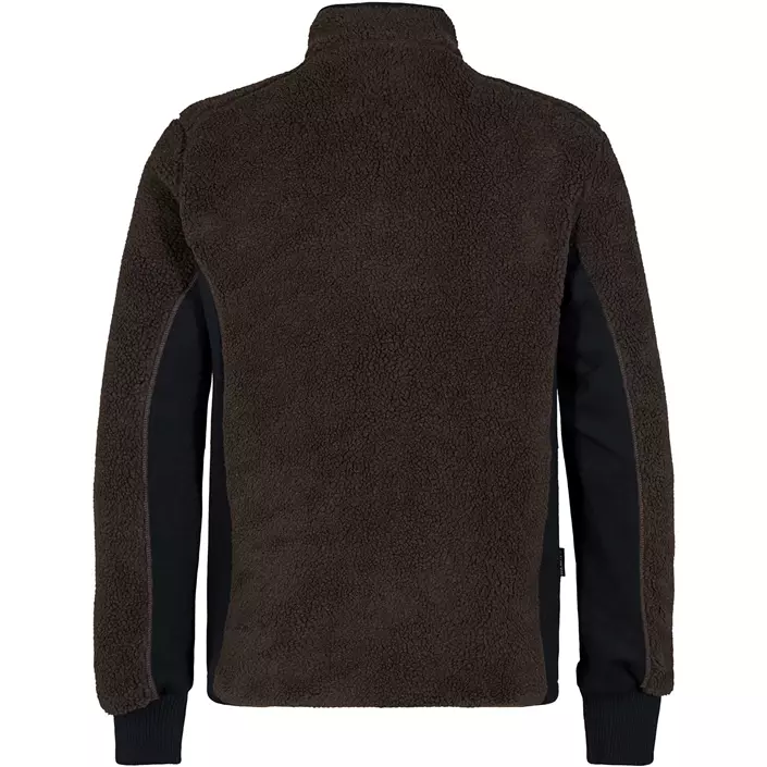 Engel X-treme fibre pile jacket, Mocca Brown/Black, large image number 1