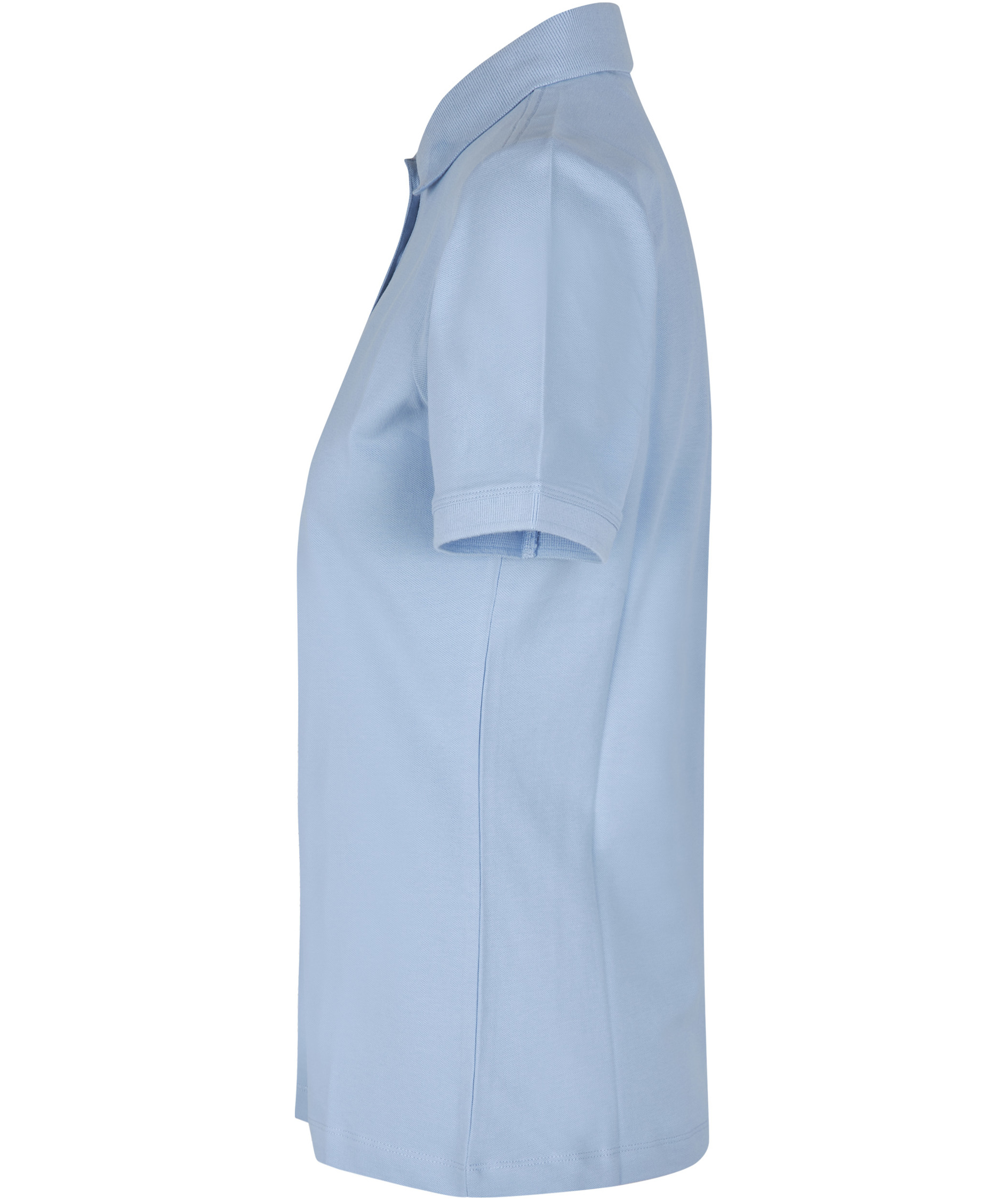 ID organic women's polo shirt, Light Blue, Light Blue, large image number 2
