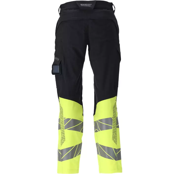 Mascot Accelerate Multisafe arbejdsbukser full stretch, Mørk Marine/Hi-Vis Gul, large image number 1