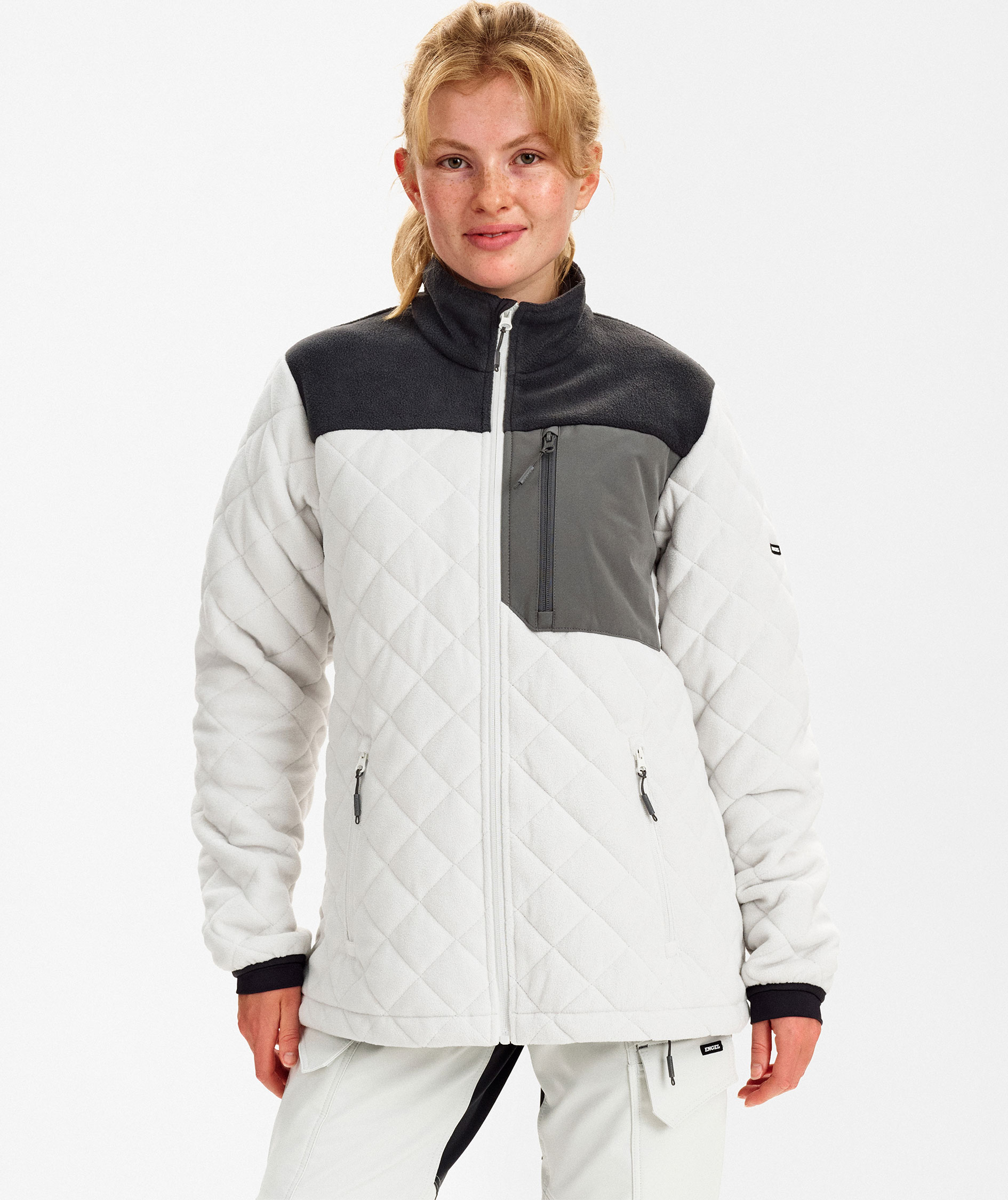 Engel Entire quilted women's fleece jacket