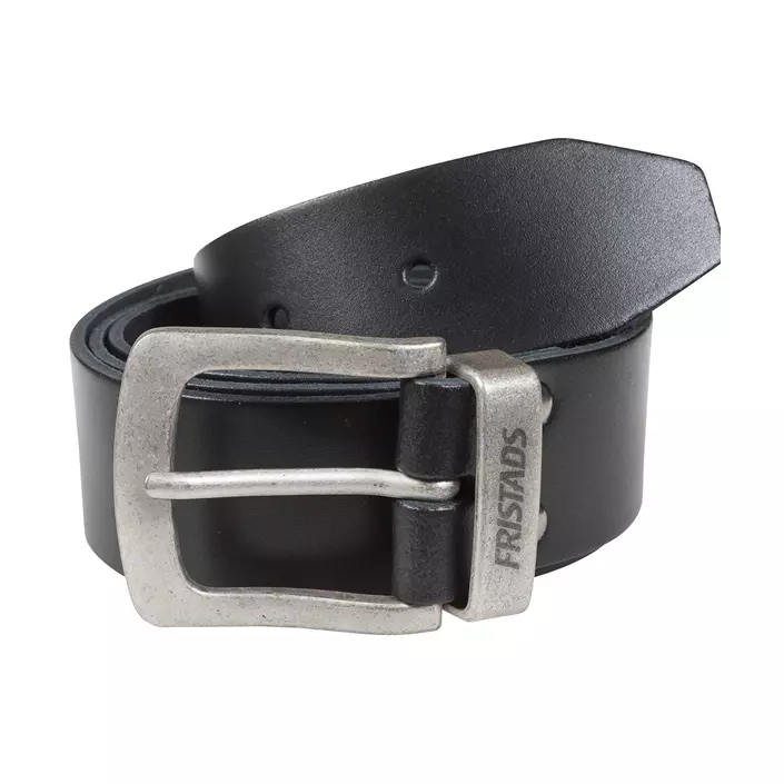 Fristads leather belt 9371, Black, large image number 0