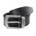 Fristads leather belt 9371, Black, Black, swatch