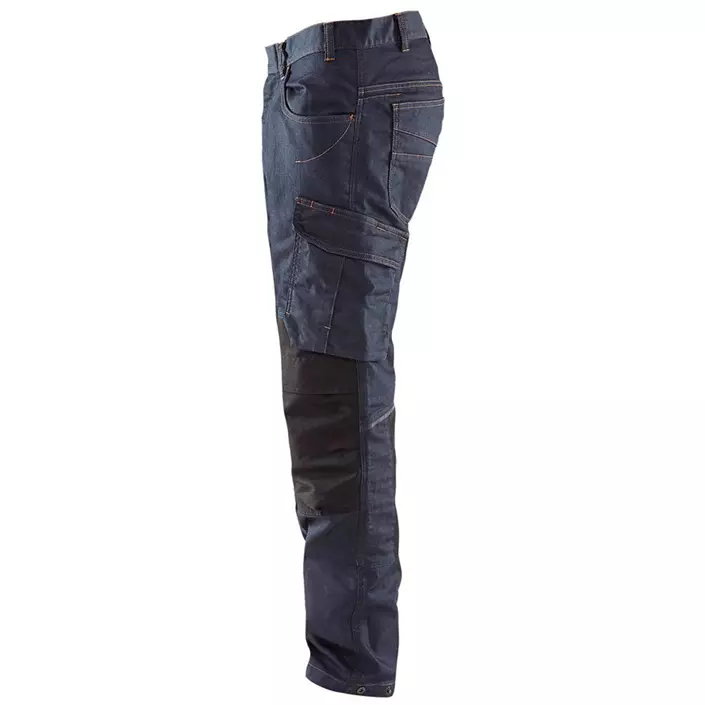 Blåkläder Unite Denim work trousers, Marine Blue/Black, large image number 3