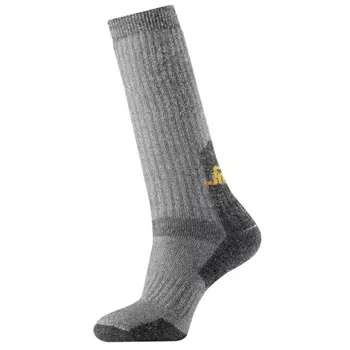 Snickers lange tykke sokker med ull, Grå/Svart