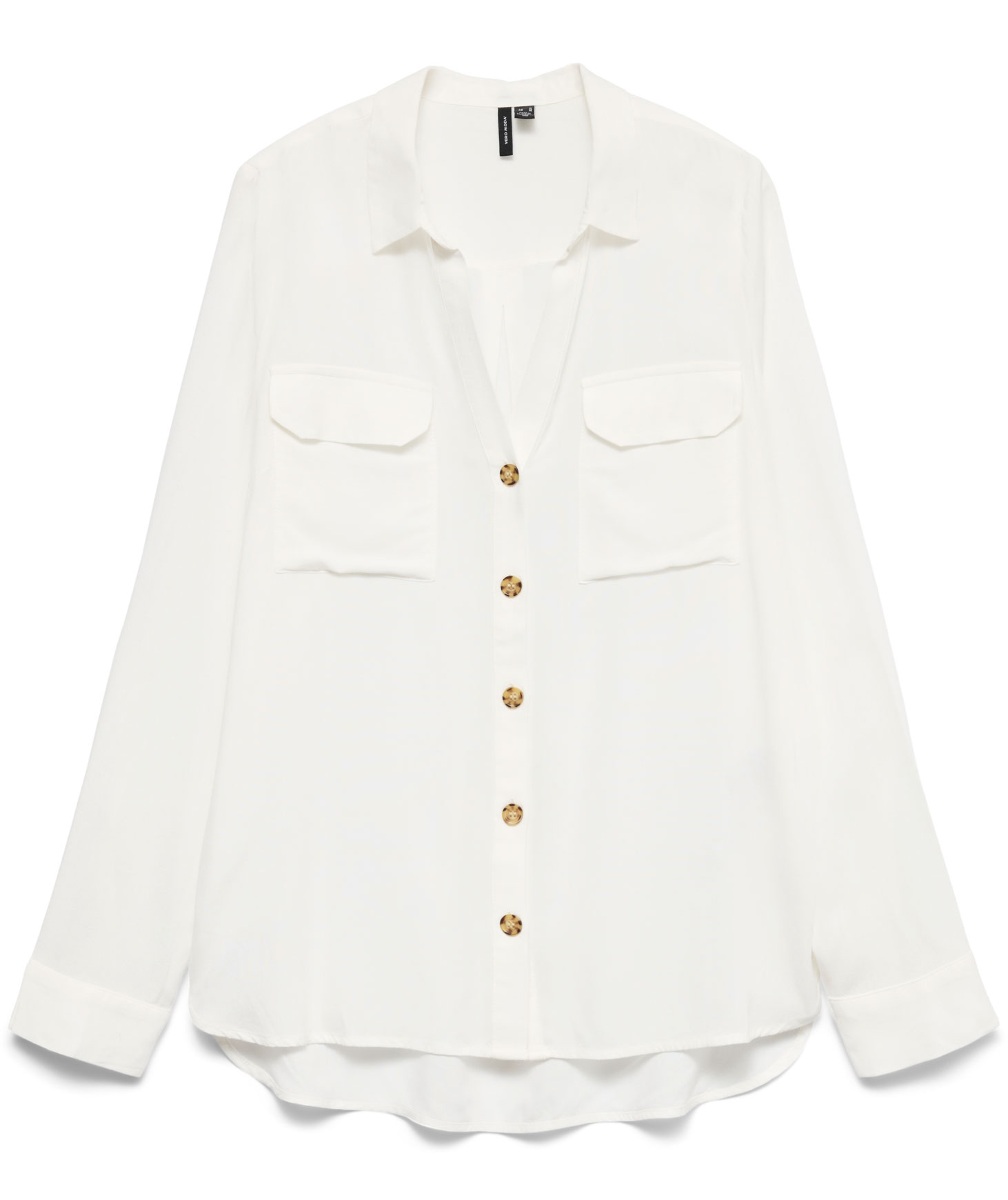 Vero Moda VMBUMPY dame skjorte, Snow White, Snow White, swatch