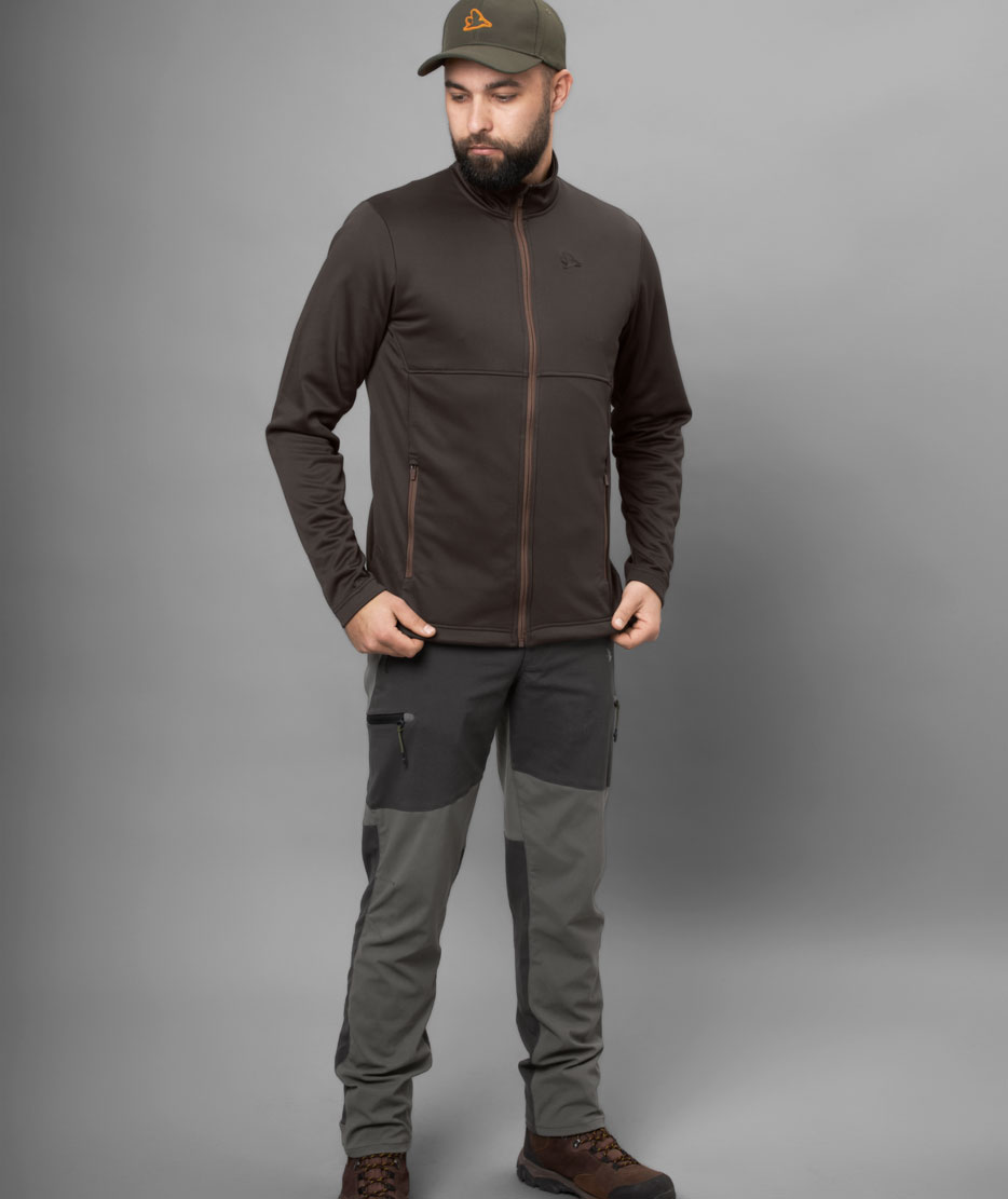 Seeland Elliot Fleecejacke, Dark brown, large image number 4