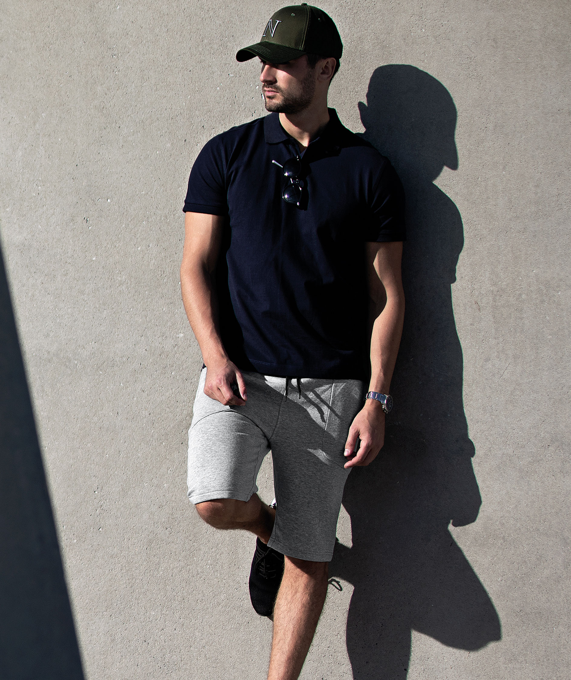 Nimbus Play Hickory shorts, Gr&aring; melange