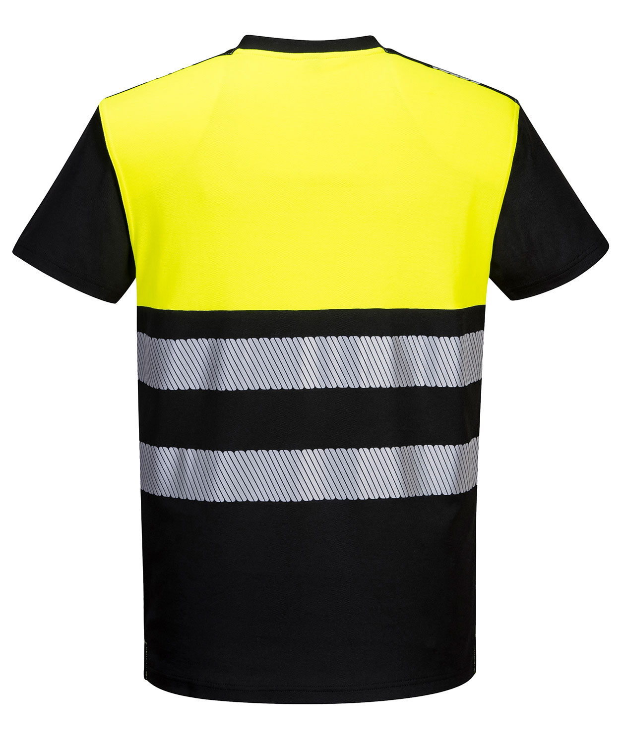 Portwest PW3 T-shirt, Hi-Vis Black/Yellow