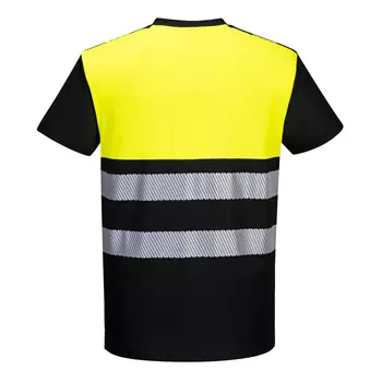 Portwest PW3 T-shirt, Hi-Vis Black/Yellow