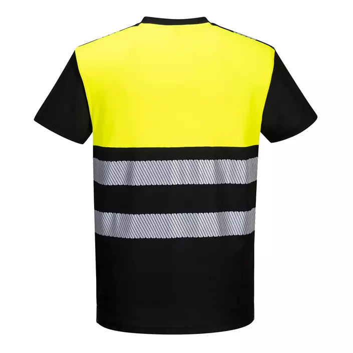 Portwest PW3 T-shirt, Hi-Vis Black/Yellow, large image number 1