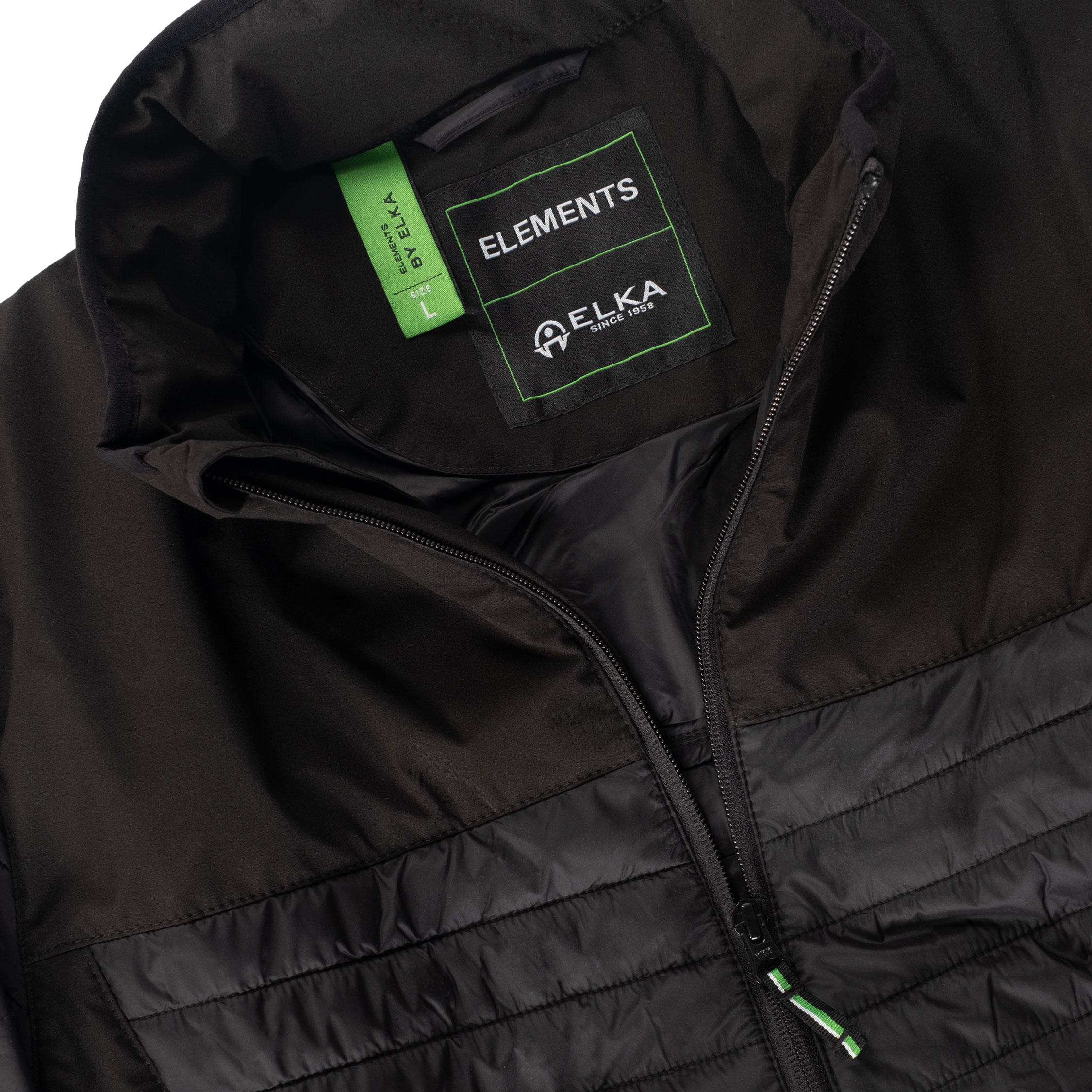 ELKA Elements padded jacket, Black, large image number 2