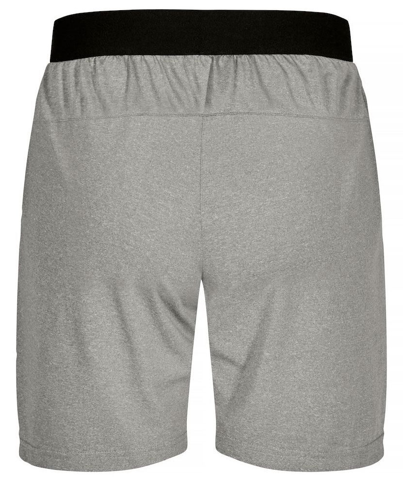 Clique Basic Active  shorts, Grey melange, large image number 3