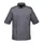 Portwest C738 chefs jacket, Grey, Grey, swatch