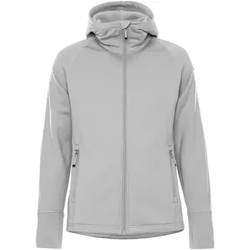 Fristads Cobalt Polartec® women's hoodie with zipper, Grey Melange