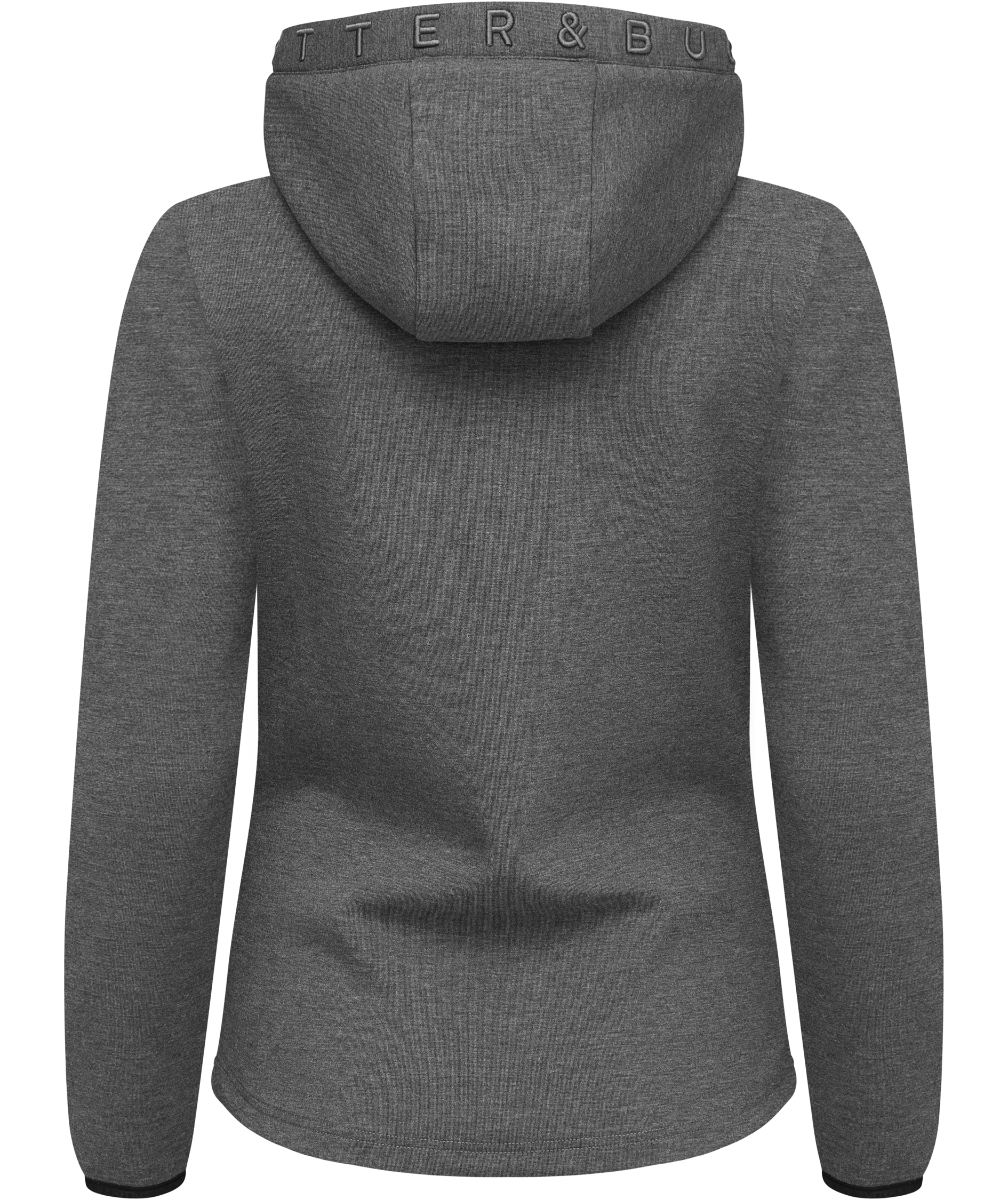 Cutter & Buck Pemberton women's Hood Zip, Anthracite melange, large image number 2
