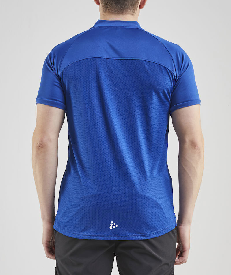 Craft Pro Control Impact polo T-shirt, Navy/Club cobolt, large image number 2