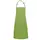 Karlowsky Basic smekkeforkle med lommer, Limegrønn, Limegrønn, swatch