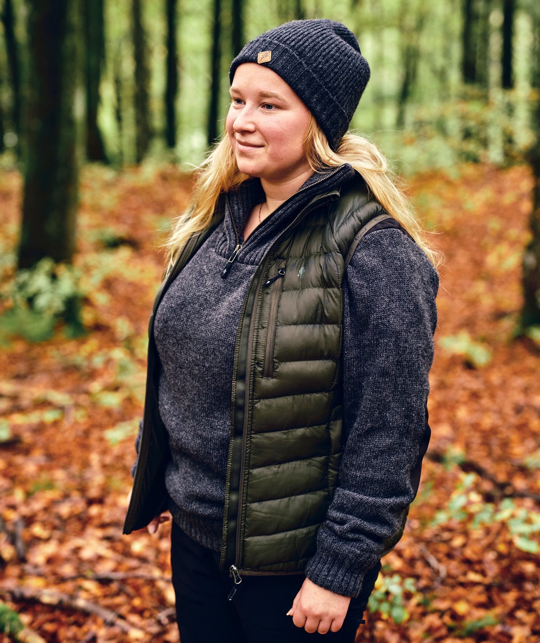 Pinewood&nbsp;Hurricane dame striktr&oslash;je med membran, M&oslash;rkegr&aring;, large image number 1