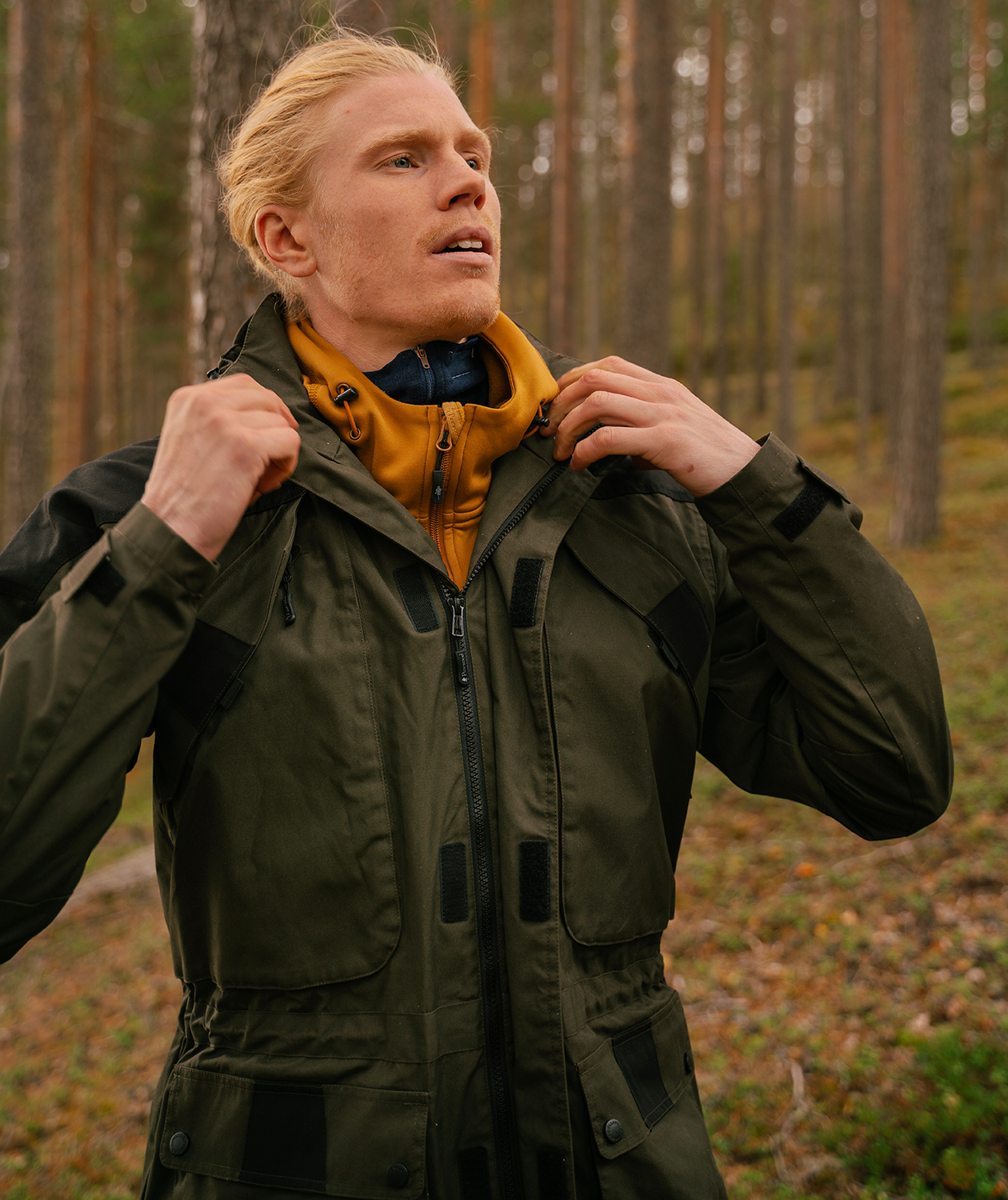 Pinewood Lappland Extreme 2.0  jakke, Mosgr&oslash;n/Sort, large image number 6