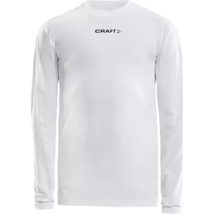 Craft Pro Control Compression långärmad T-shirt till barn, White, large image number 0