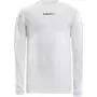 Craft Pro Control Compression langärmliges T-Shirt für Kinder, White Craft Pro Control Compression langärmliges T-Shirt für Kinder, White