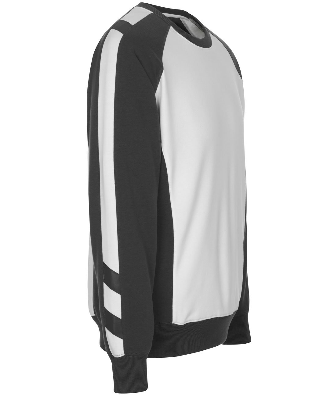 Mascot Witten Sweatshirt, Hvit/M&oslash;rk&nbsp;Antrasittgr&aring;, large image number 3