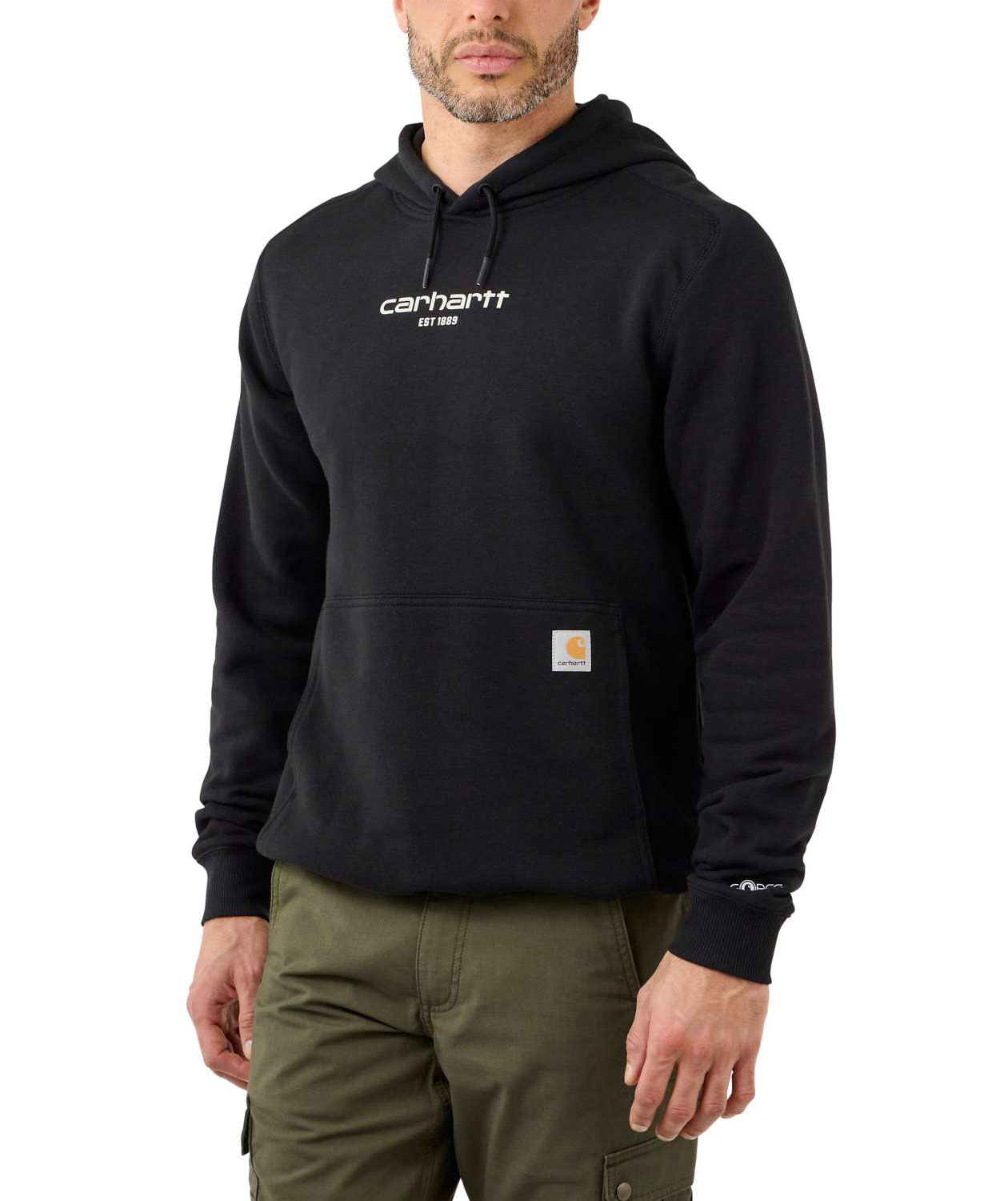 Carhartt Force Graphic Hoodie, Schwarz