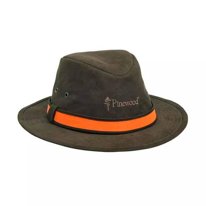 Pinewood Hat med vendbart bånd, Suede Brown, large image number 1