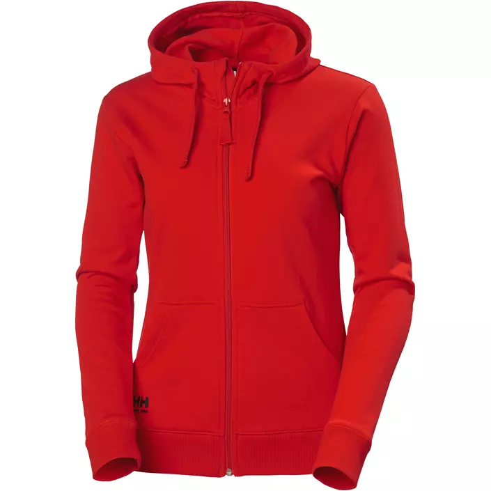 Helly Hansen Classic hoodie med dragkedja dam, Alert red, large image number 0