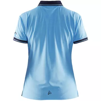 Craft Noble pique women's polo shirt, Aqua Blue