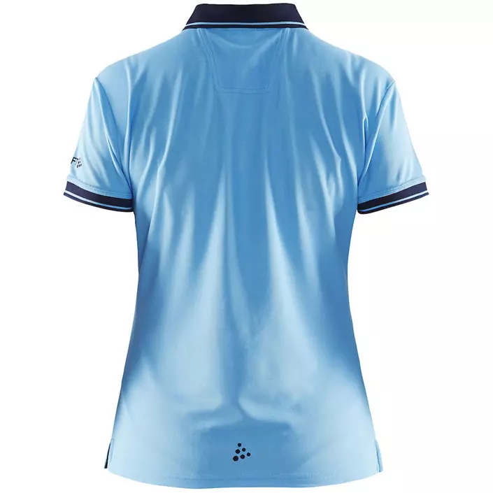 Craft Noble pique women's polo shirt, Aqua Blue, large image number 1