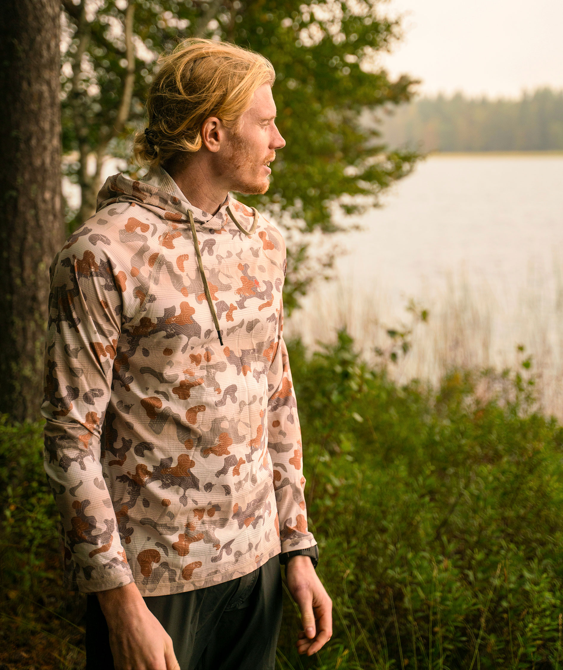 Pinewood Air Vent h&aelig;ttetr&oslash;je, Beige Camou, large image number 5