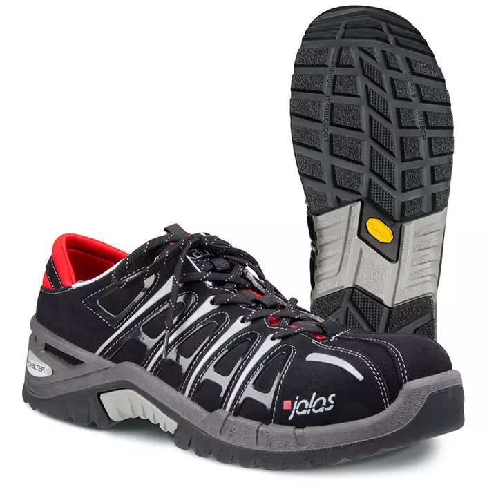 Jalas Exalter 2 safety shoes S3, Black/Grey/Red, large image number 0