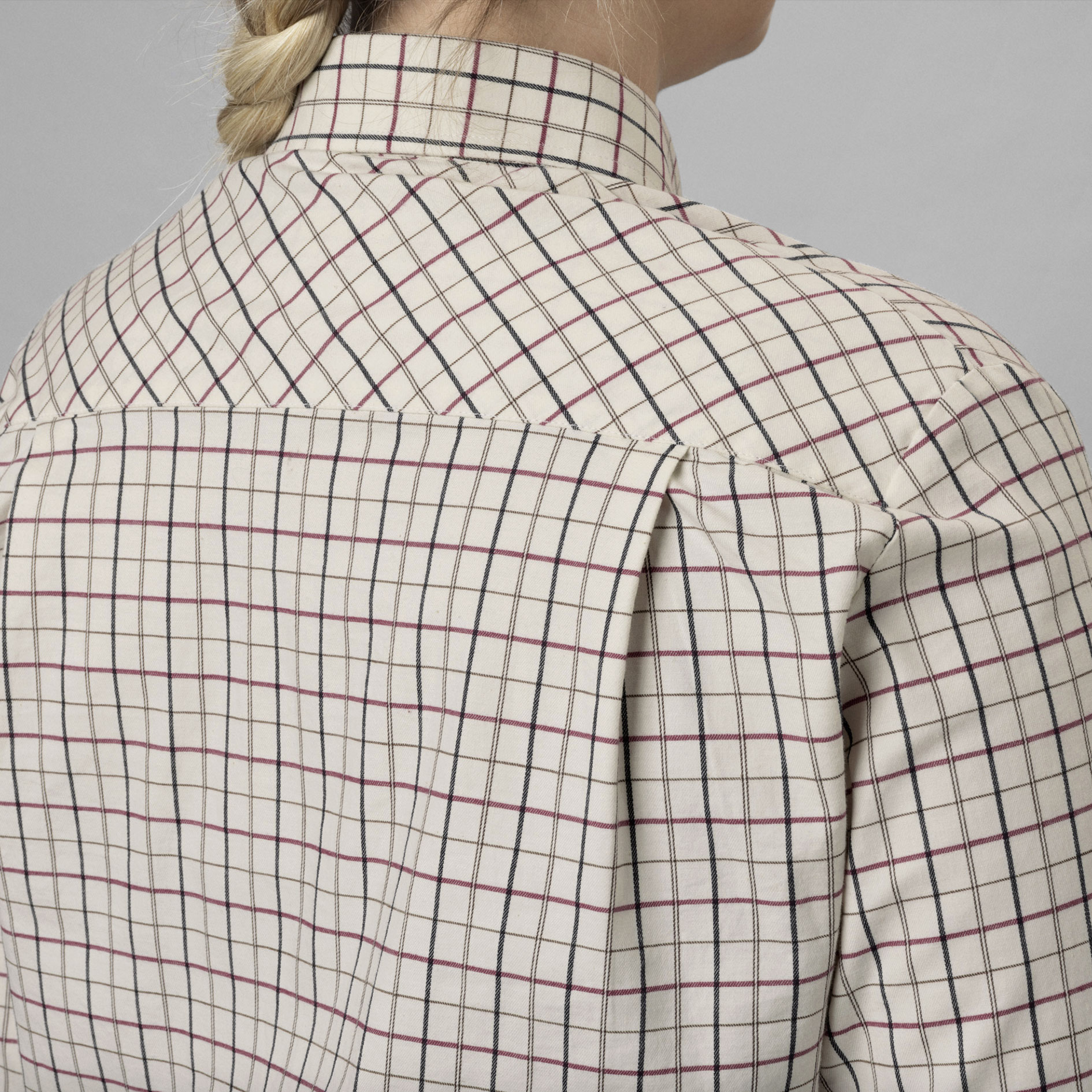 Seeland Kerry Shooting skjorta dam, Cabernet/Blue Check, large image number 5